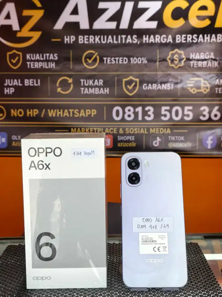 OPPO A6x RAM 4+8/64