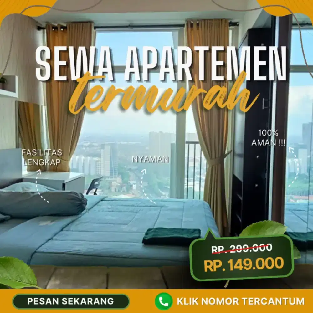 Sewa apartemen Bekasi Timur GRAND DHIKA CITY Harian/Transit Termurah