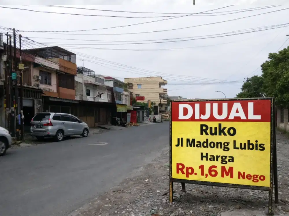 Ruko Bisnis Daerah Medan Kota Jl Madong Lubis