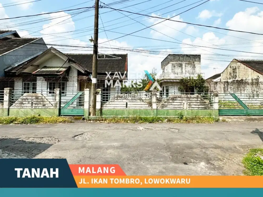 Dijual Tanah Bonus Rumah Dekat Kampus di Ikan Tombro Malang