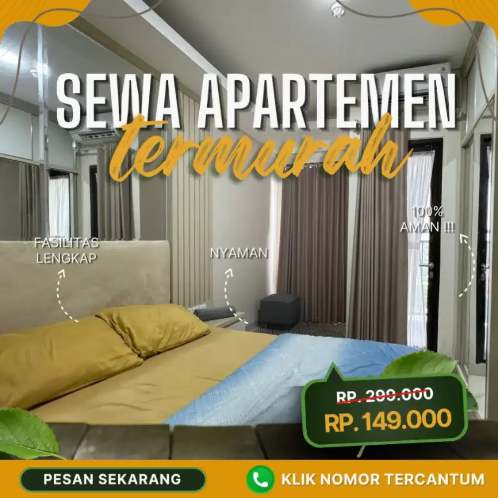 Sewa Apartemen Transpark Juanda Bekasi Timur Harian/Transit Termurah
