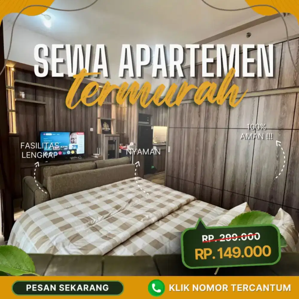 Sewa Apartemen Springlake Summarecon Bekasi Utara SMB Harian/Transit