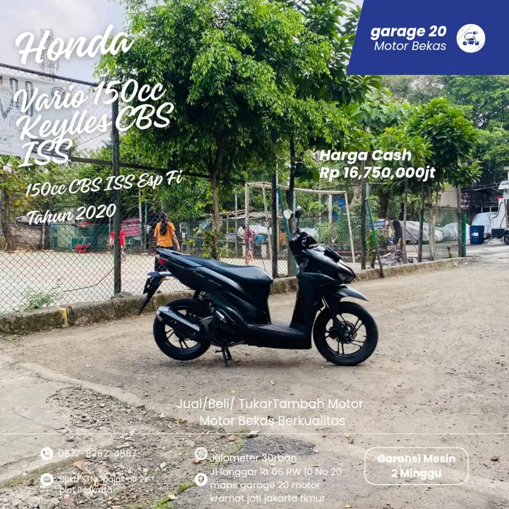 Honda Vario 150cc CBS ISS Esp Keylles Fi Tahun 2020