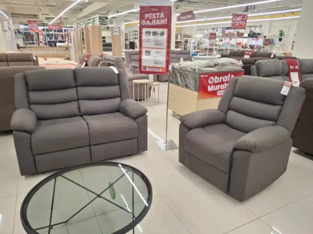 PROMO SOFA RECLINER 2+1SEATER