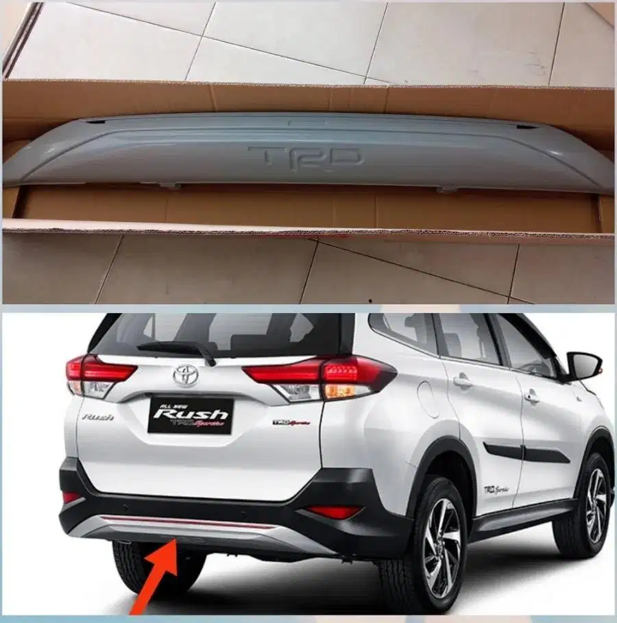 TRD REAR BUMPER SPOILER TOYOTA RUSH ORIGINAL TAM