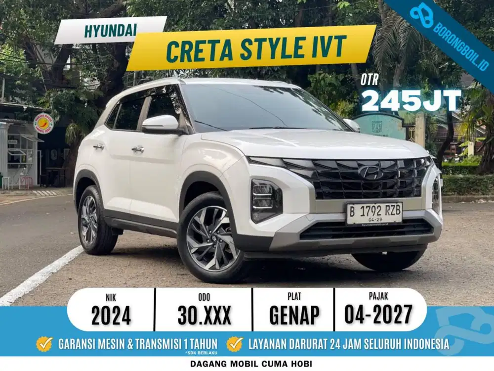 Full Record Hyundai Creta Style ivt 2024 Putih