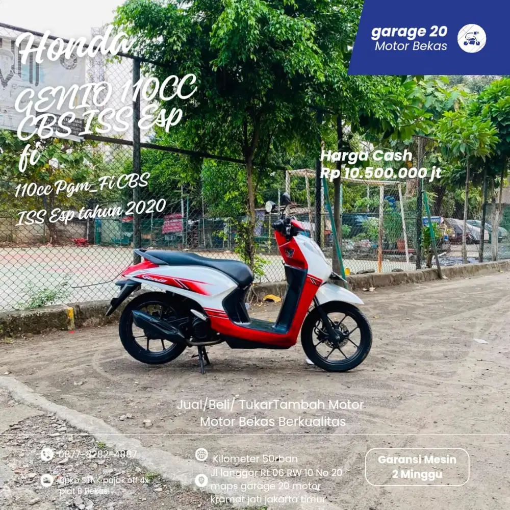 Honda Genio 110cc CBS ISS Esp Pgm_Fi Tahun 2020