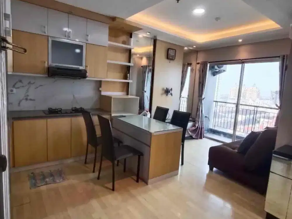 dijual apartemen city home MOI 2 kamar furnish