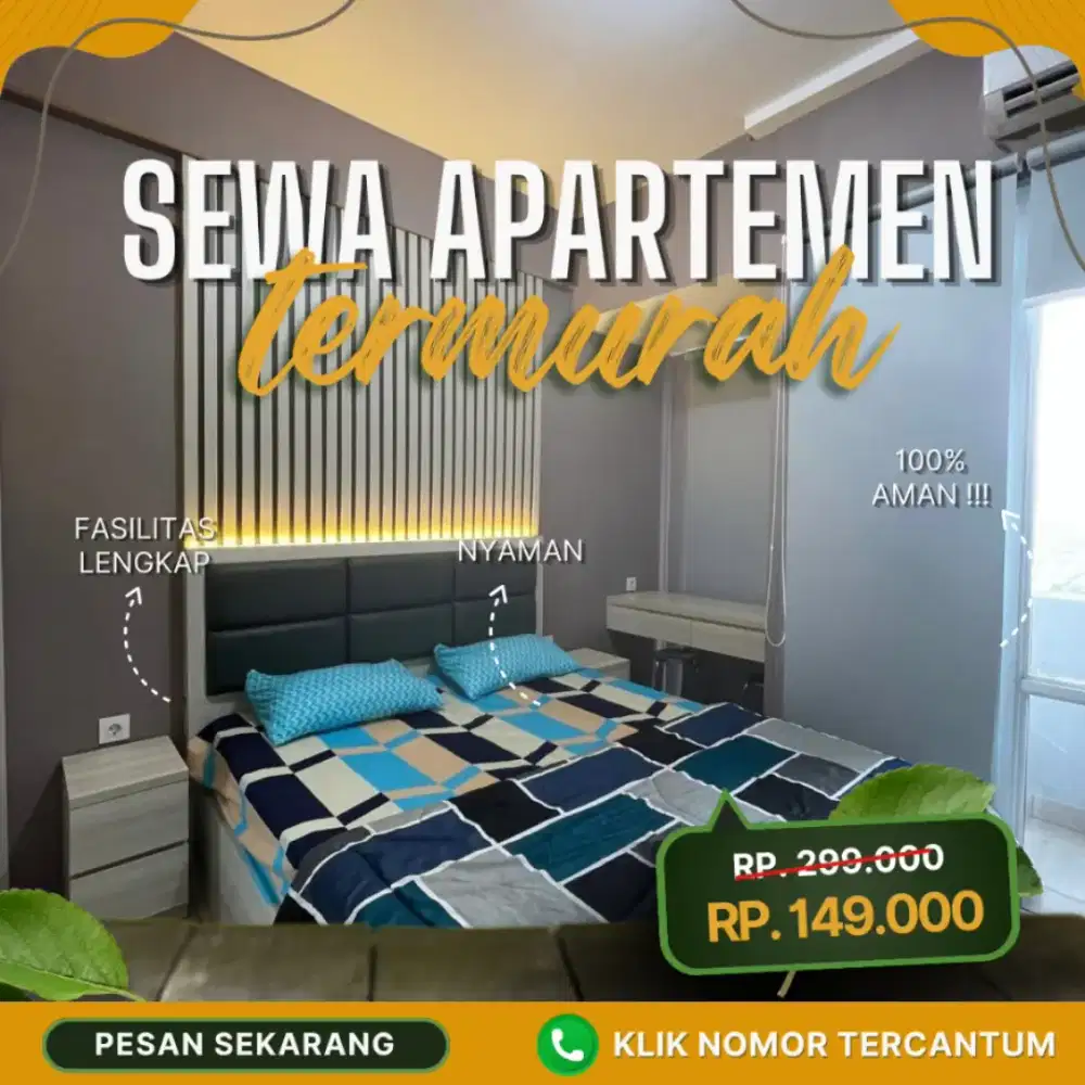 Disewakan apartemen Emerald Bintaro Harian/Transit Termurah Tanggerang