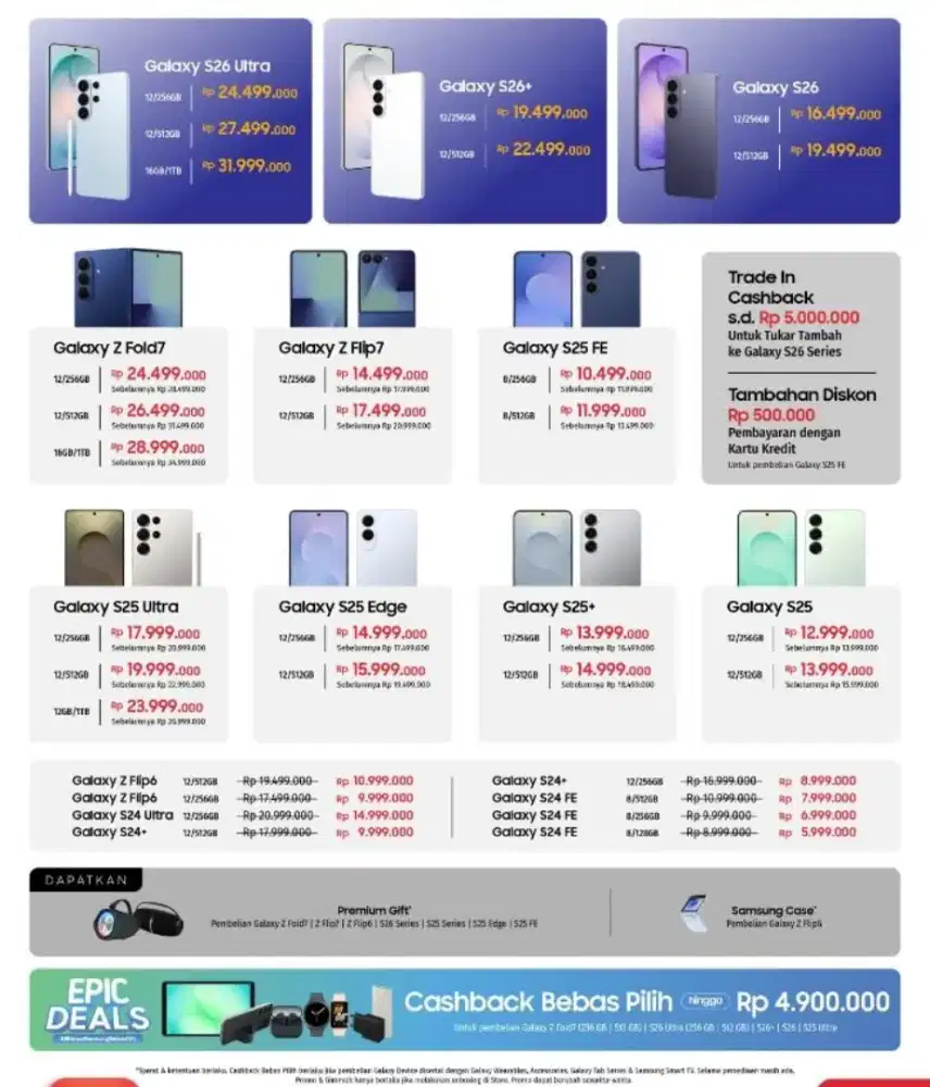 Promo samsung galaxy
