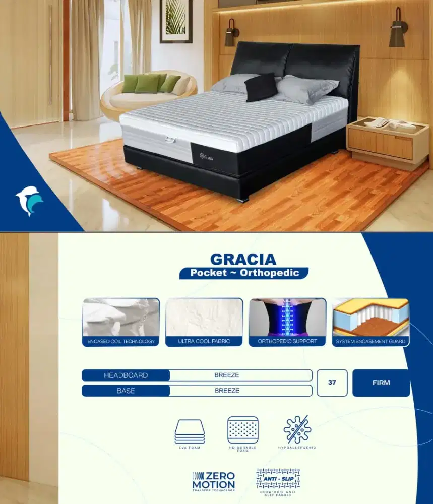 Springbed Ocean Gracia Orthopedic | Wilco Furniture