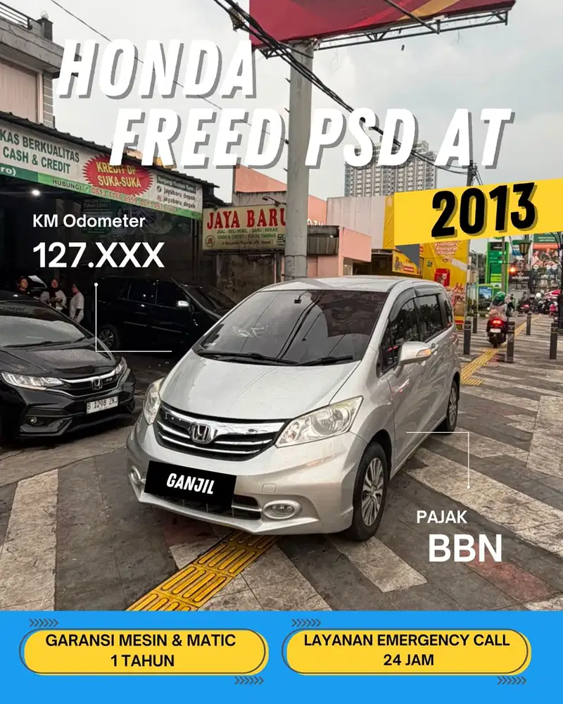 HONDA FREED PSD AT MATIC 2013 GANJIL