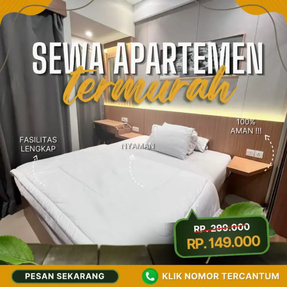 Sewa apartemen Springwood Residence Tangerang Harian transit termurah