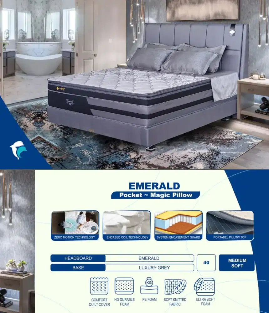 Springbed Ocean Emerald | Wilco Furniture