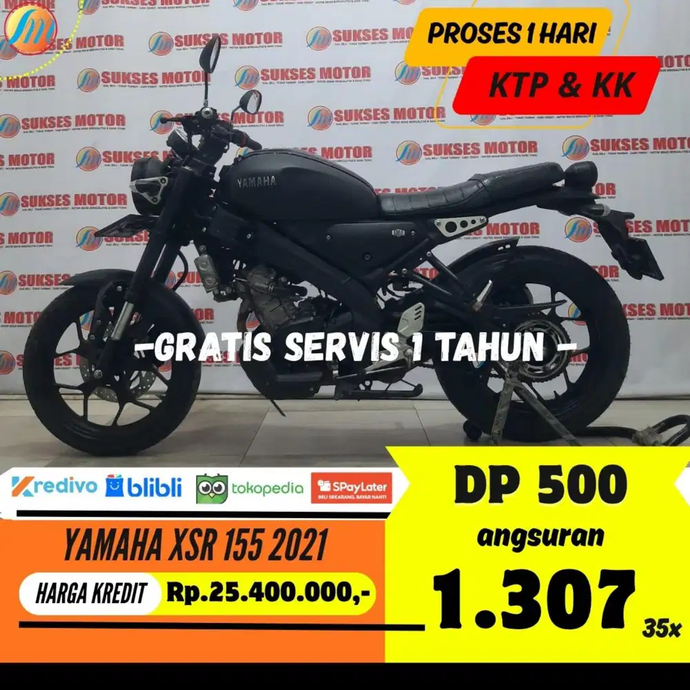 DP PROMO 500RIBU - YAMAHA XSR 155 2021 ANGSURAN SANGAT TERJANGKAU
