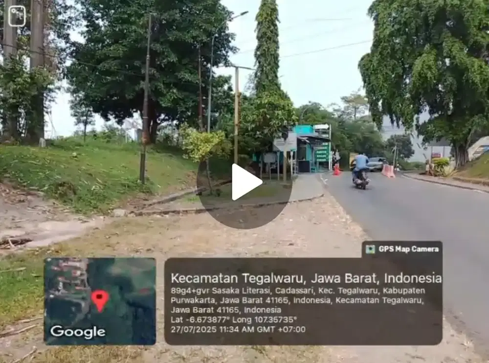 Lahan Pinggir jalan raya