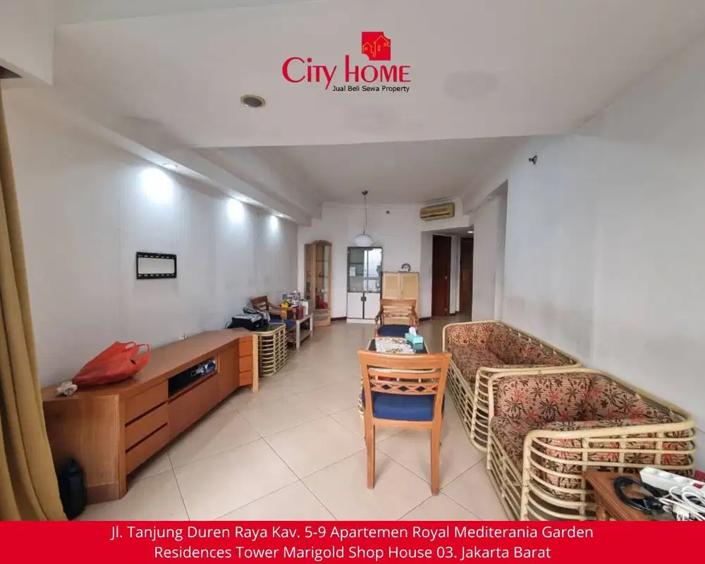Dijual Cepat Apartemen Taman Anggrek - Tipe 2 BR Full Furnished