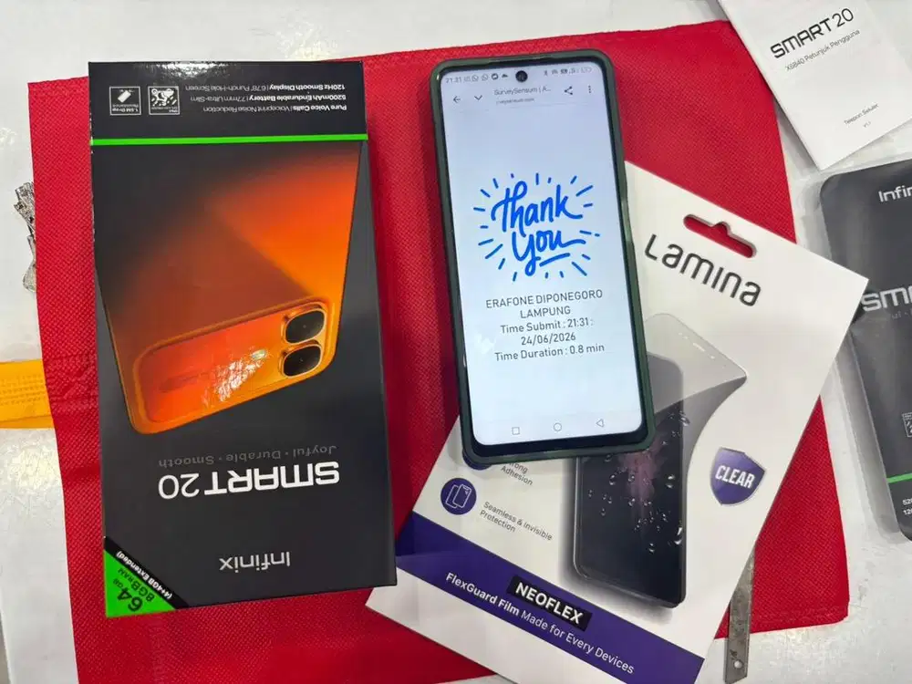Infinix Smart 20 4/64GB ll Pembayaran bisa cash/credit, syarat E-KTP