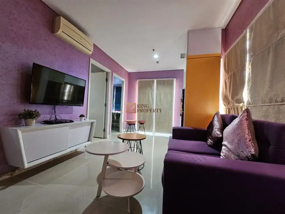 Fully Furnished Interior Modern, Disewakan Apartemen Madison Park 2BR Hook Nyaman Siap Huni, Hanya Jalan Kaki Ke Mall Central Pak Di Tanjung Duren