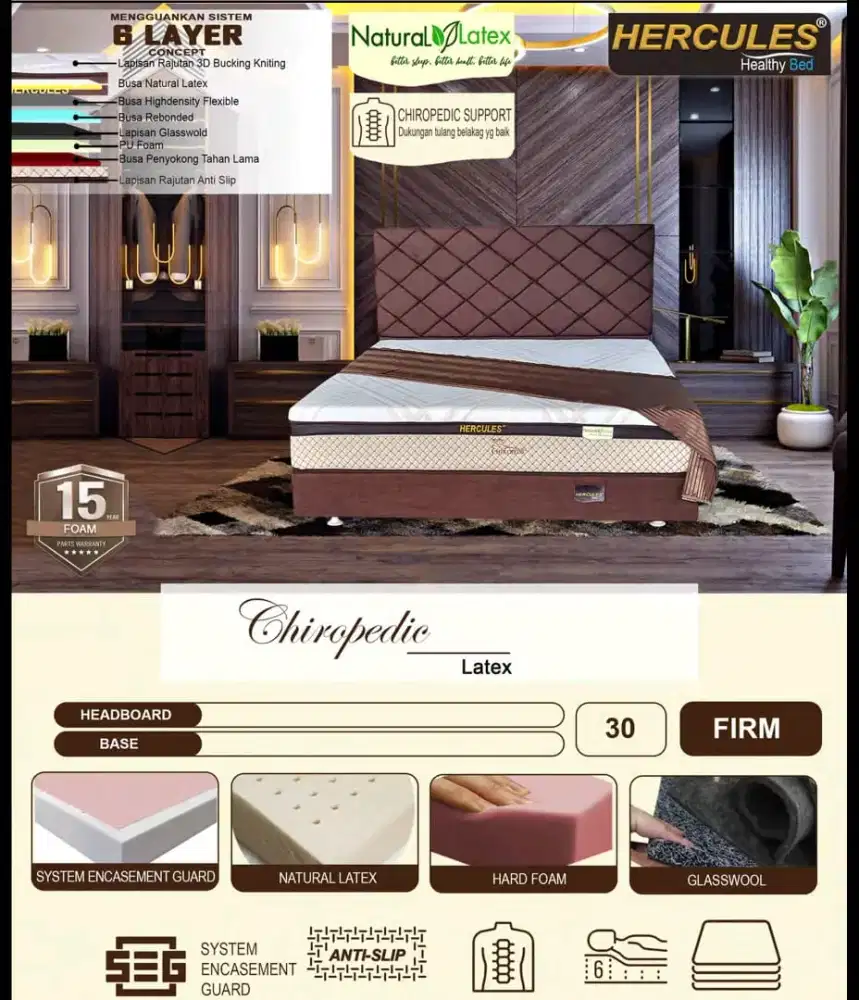 Matras Hercules Chiropedic | Wilco Furniture