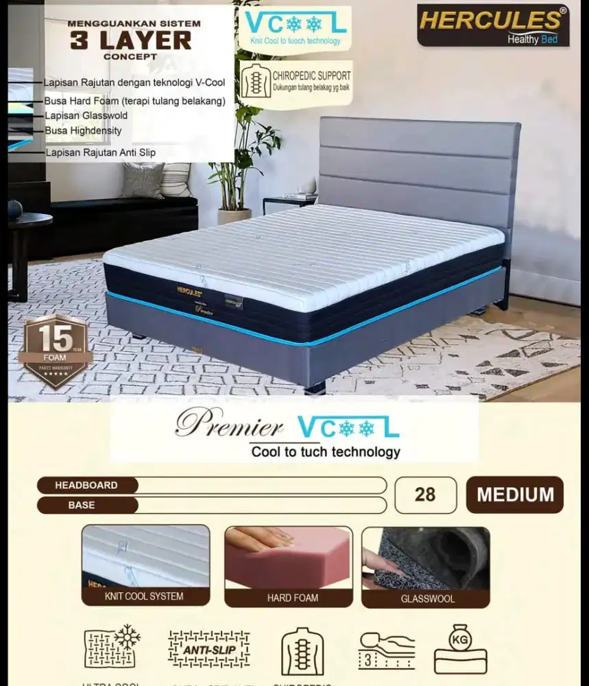 Matras Hercules Premier Vcool | Wilco Furniture