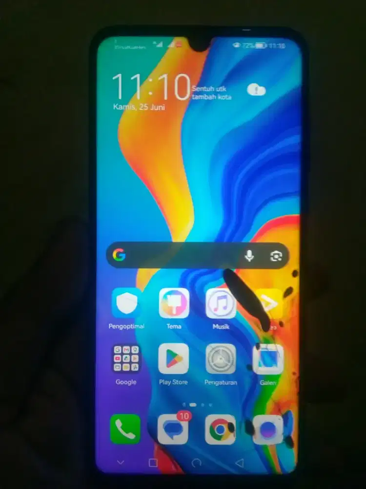 Huawei P30 Lite 6/128 GB Layar Retak Disentuh Normal Batangan