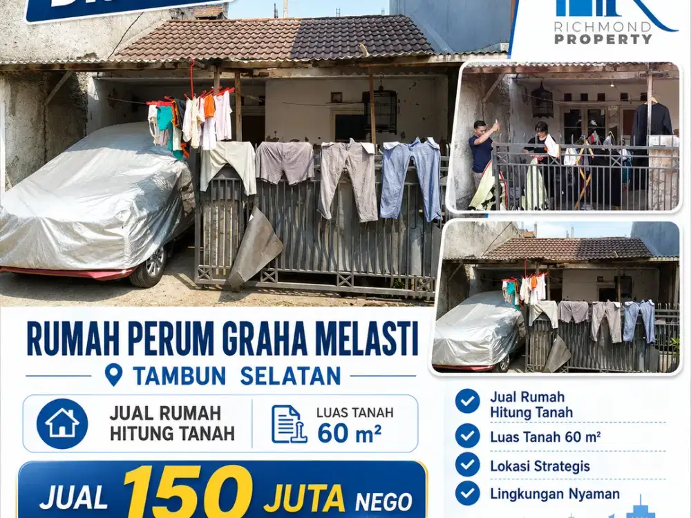 Lelang Murah! Rumah Strategis di Perum Graha Melasti – Kesempatan Investor