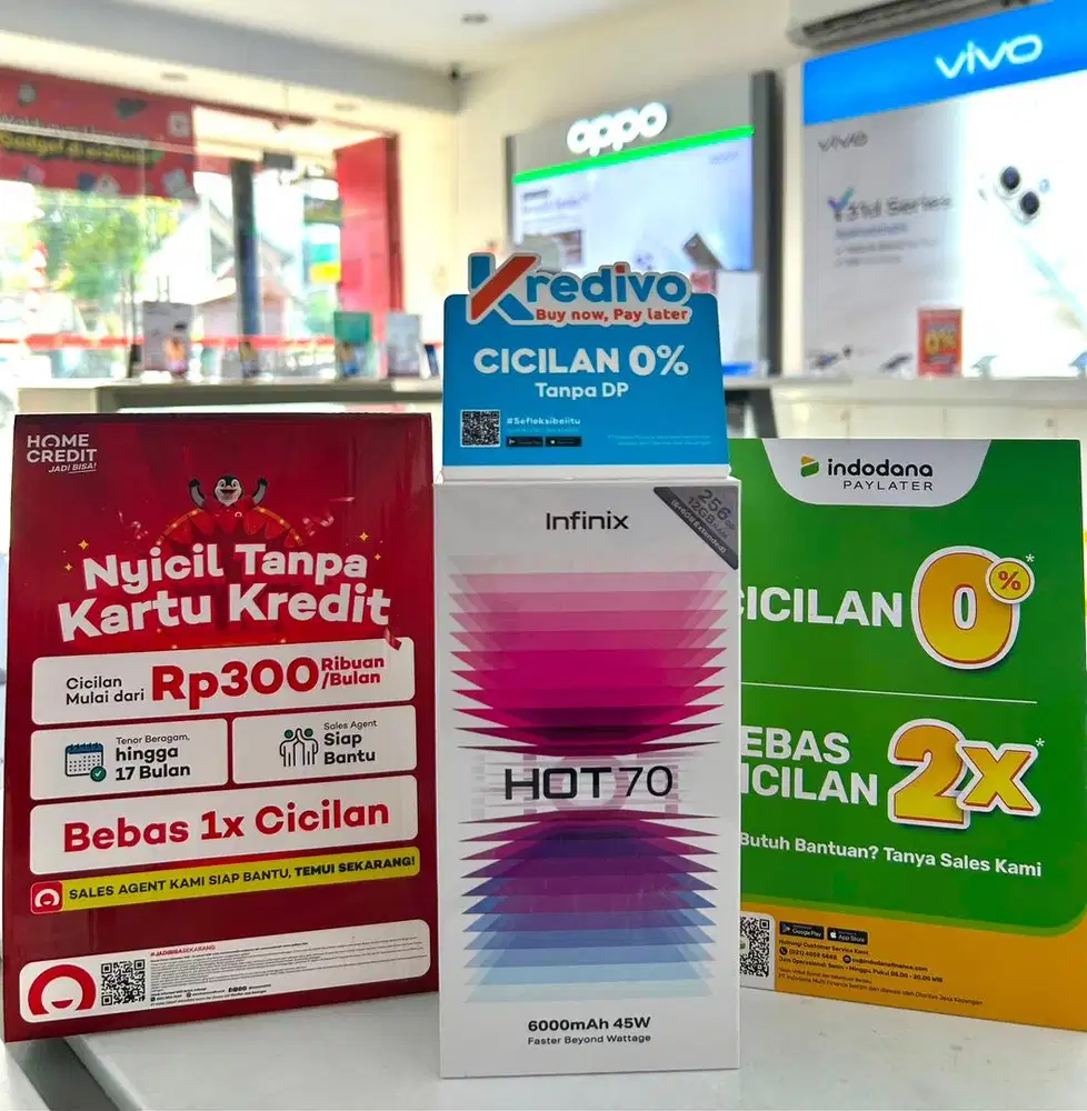 Infinix Hot 70 6/128 II Pembayaran bisa cash/credit syarat E-KTP