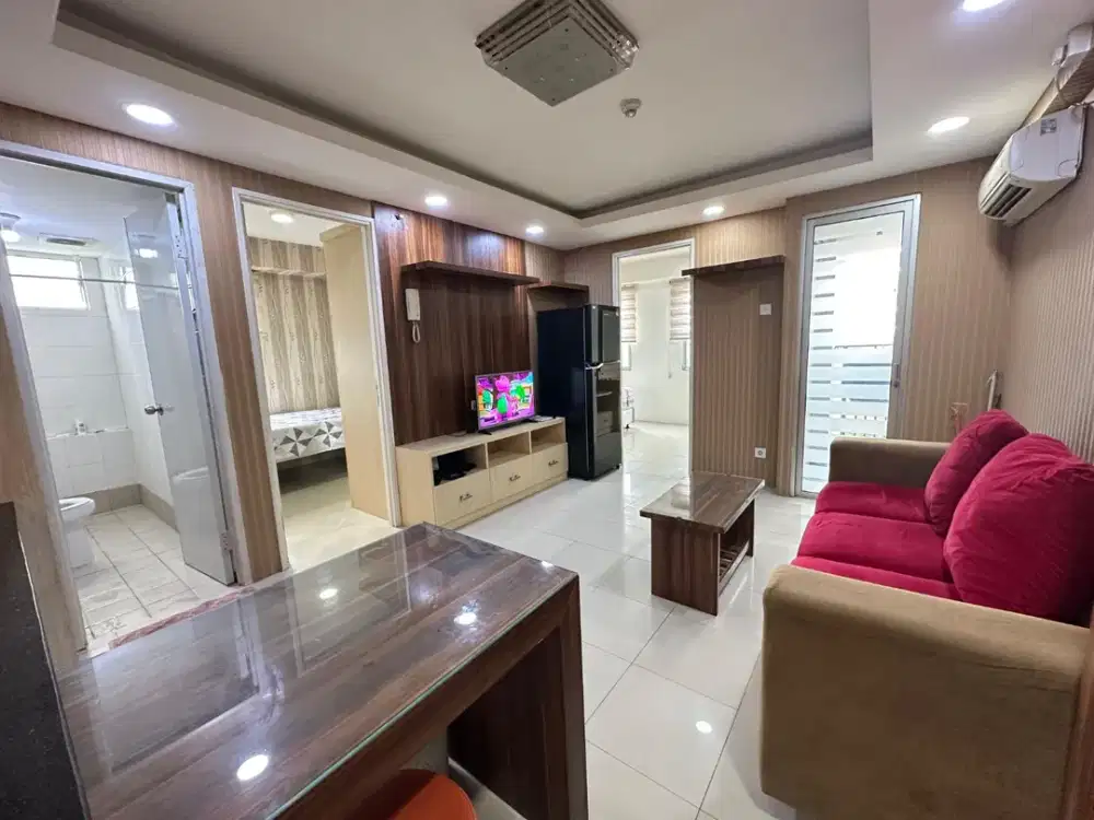 Jual 3BR Renov Jadi 2BR Furnished - Apartemen Bassura City - Tower Flamboyan - Lantai rendah