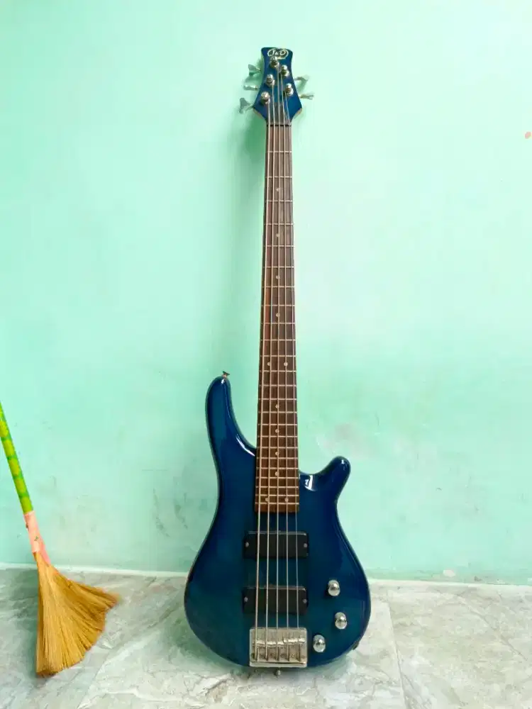 Bass J&D JD-5B ORIGINAL, 5 STRING pasif kondisi normal siap pake