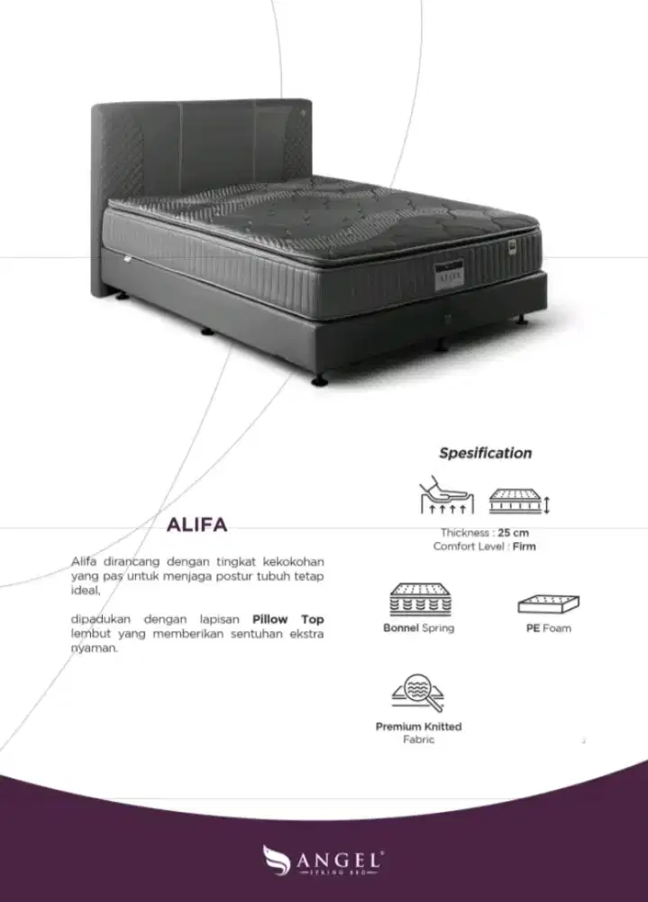 Springbed Angel Alifa | Wilco Furniture Palembang