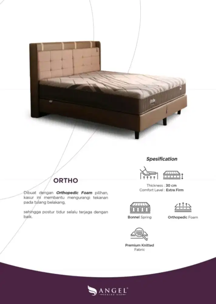 SPringbed Angel Ortho | Wilco Furniture Palembang