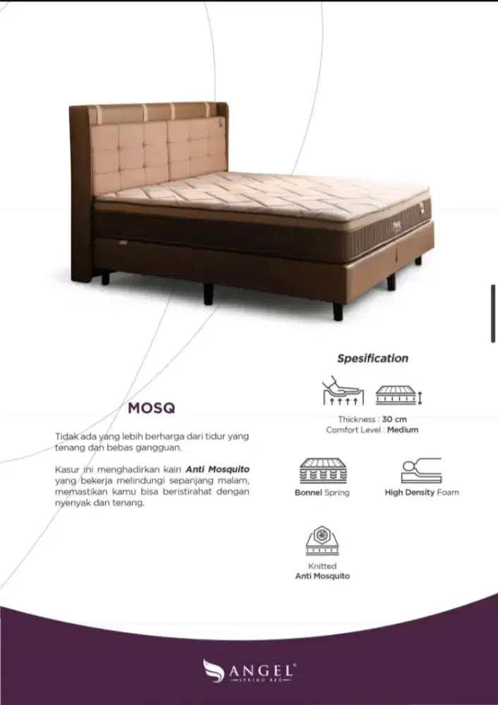 Springbed Angel Mosq | Wilco Furniture Palembang
