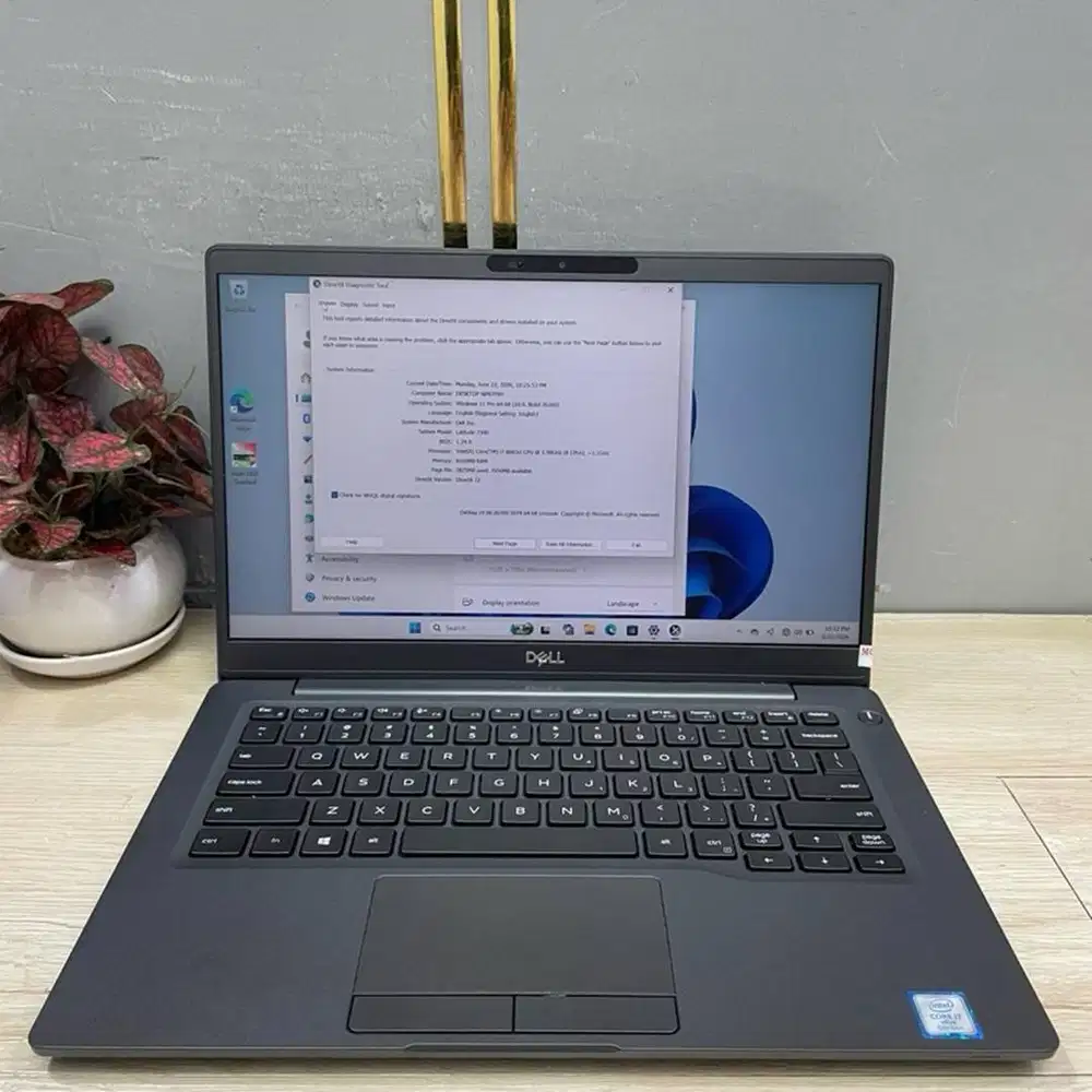 LAPTOP DELL LATITUDE 7300 Core i7 -8350U RAM DDR4 8GB  13inch N-ETM