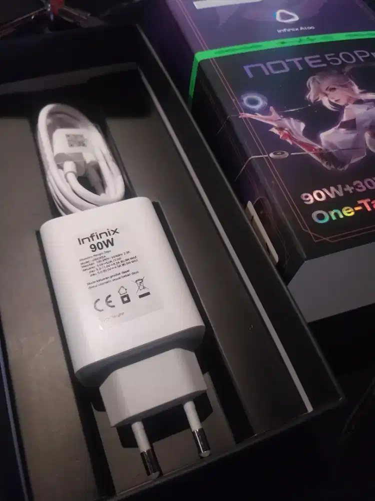 charger original infinix 90 watt