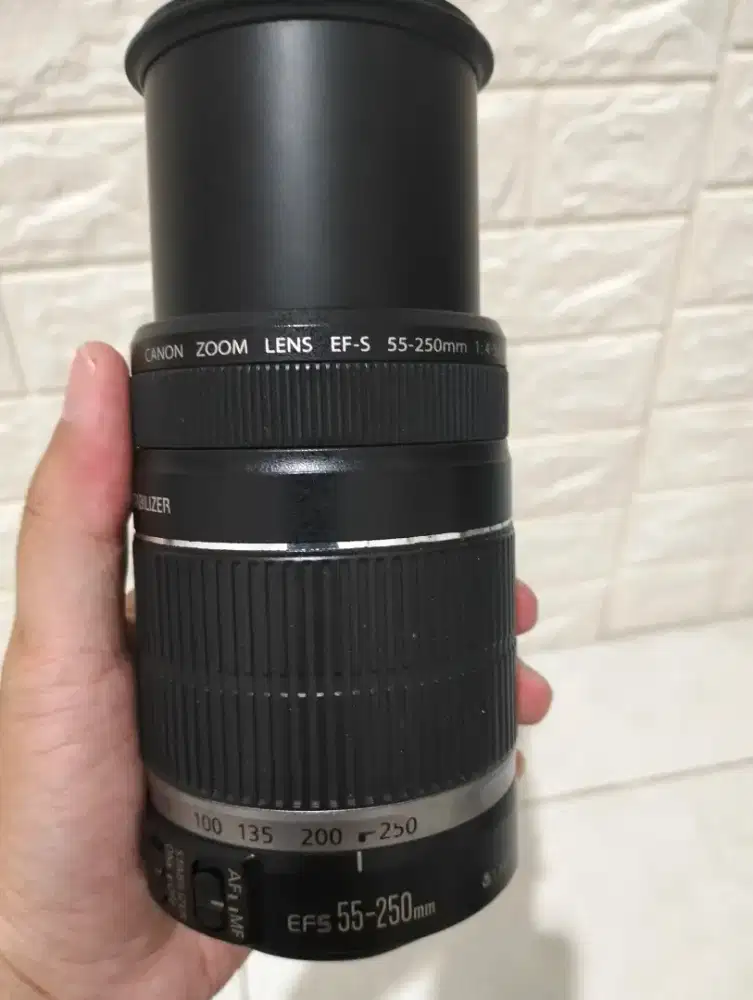 LENSA CANON EF-S 55-250MM IS LIKENEW NO BOX
