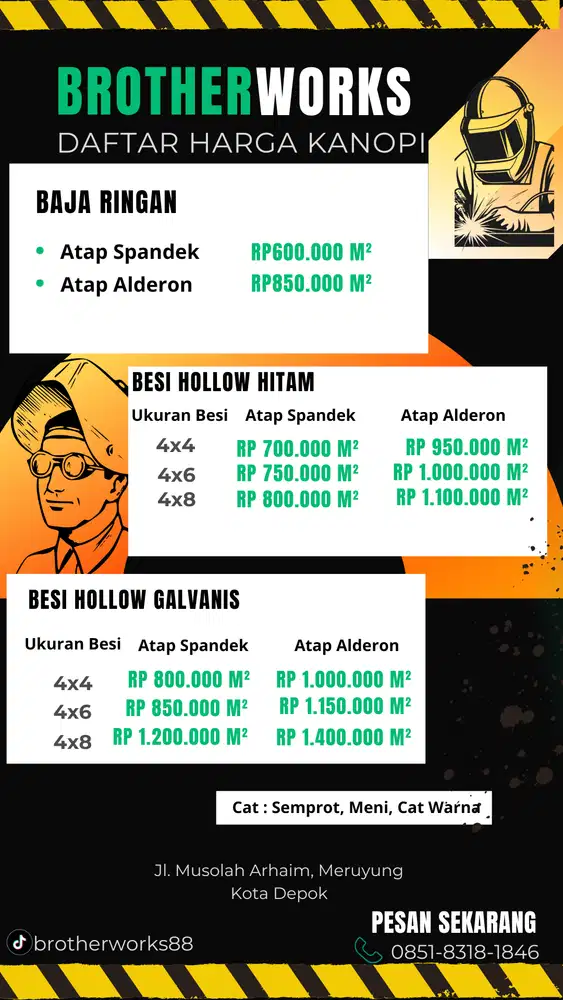Wujudkan Rumah Impian! Jasa Kanopi, Pagar & Renovasi