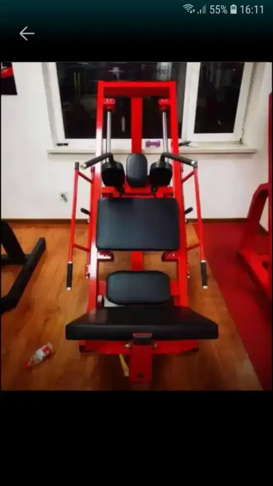 leg press + squat