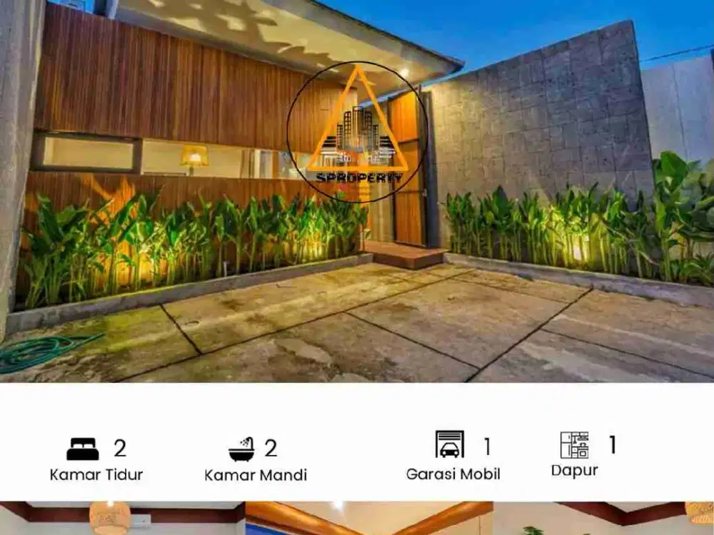Dijual villa Tropis Modern dengan Lingkungan yang Indah di Ubud Kemenuh