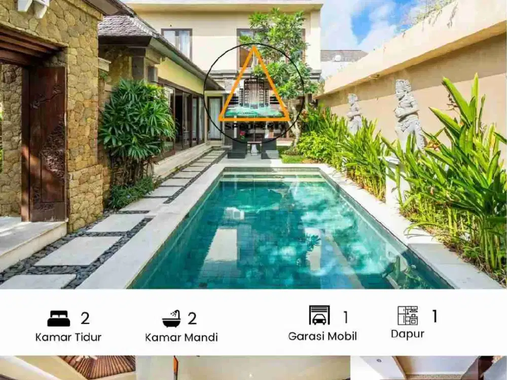 Dijual unit Villa 2 Lantai di Jimbaran dekat GWK / Cempaka gading / Kuta selatan Badung - Bali.