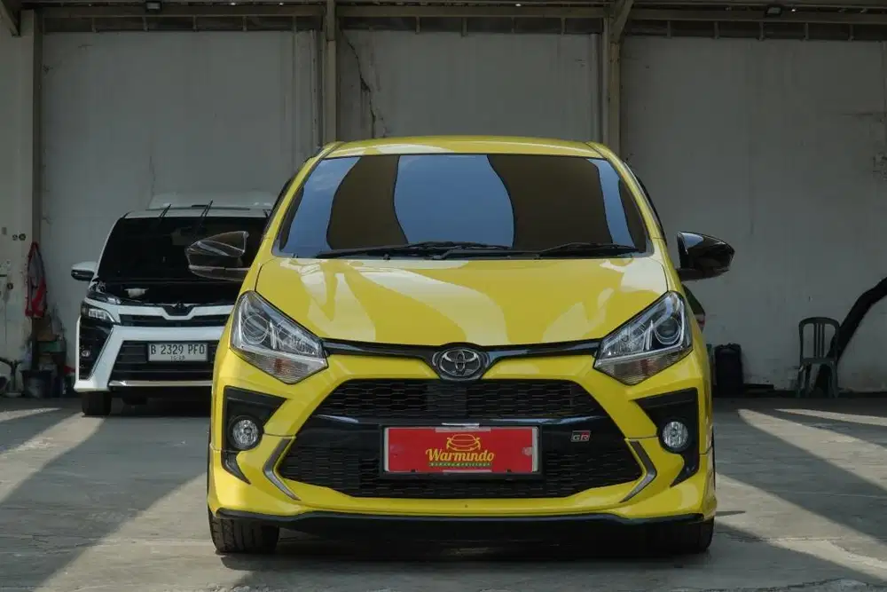Toyota Agya 1.2 GR Matic tahun 2022 kuning AT DP minim 24 juta