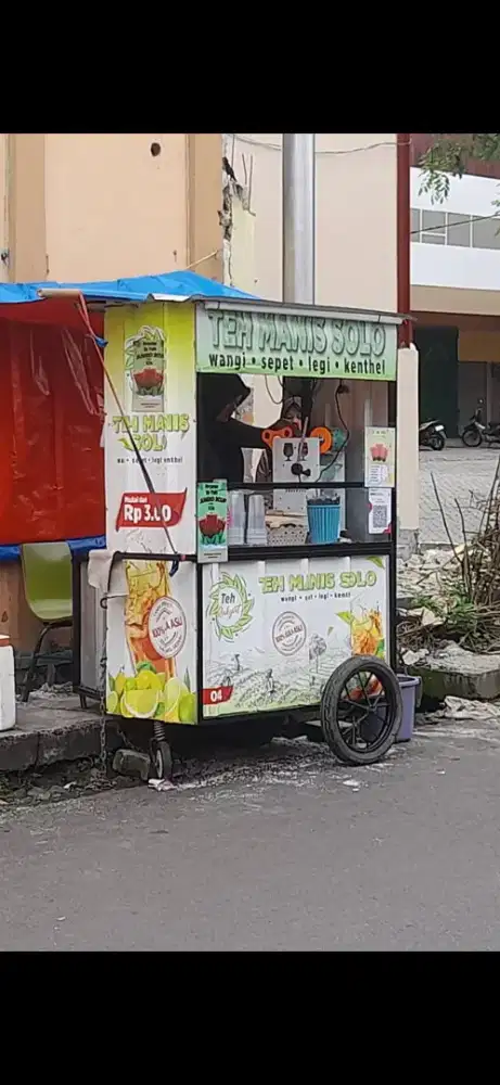 Grobak teh solo bekas seperti baru