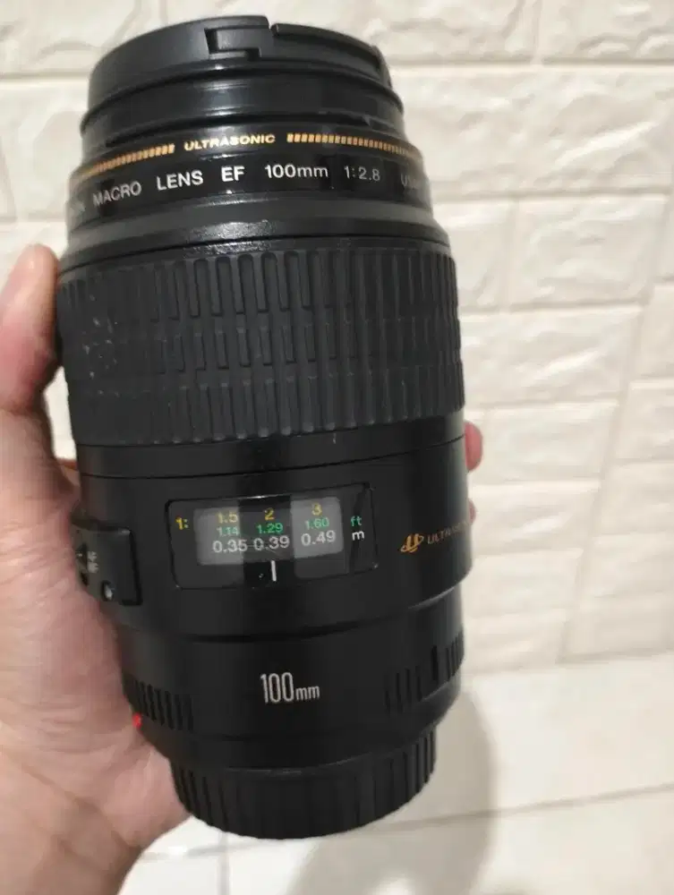 LENSA CANON EF 100MM F2.8 USM NO BOX
