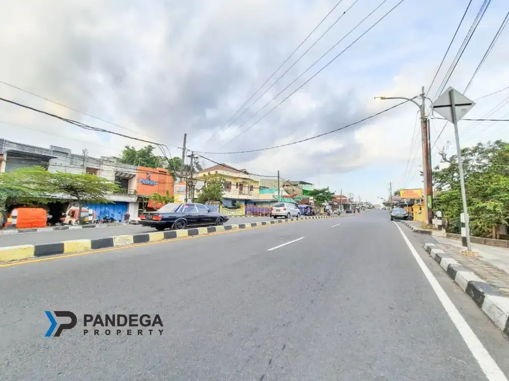 Tanah 452m2 Tepi Jl Wates km 3,5 Gamping, Cocok Ruko, Usaha, Dalam Ringroad