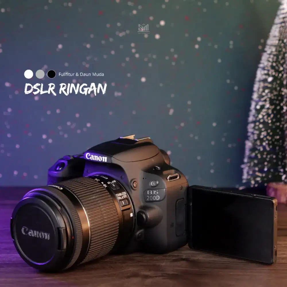 Better Dari M100? Canon 200D Kit STM Fresh
