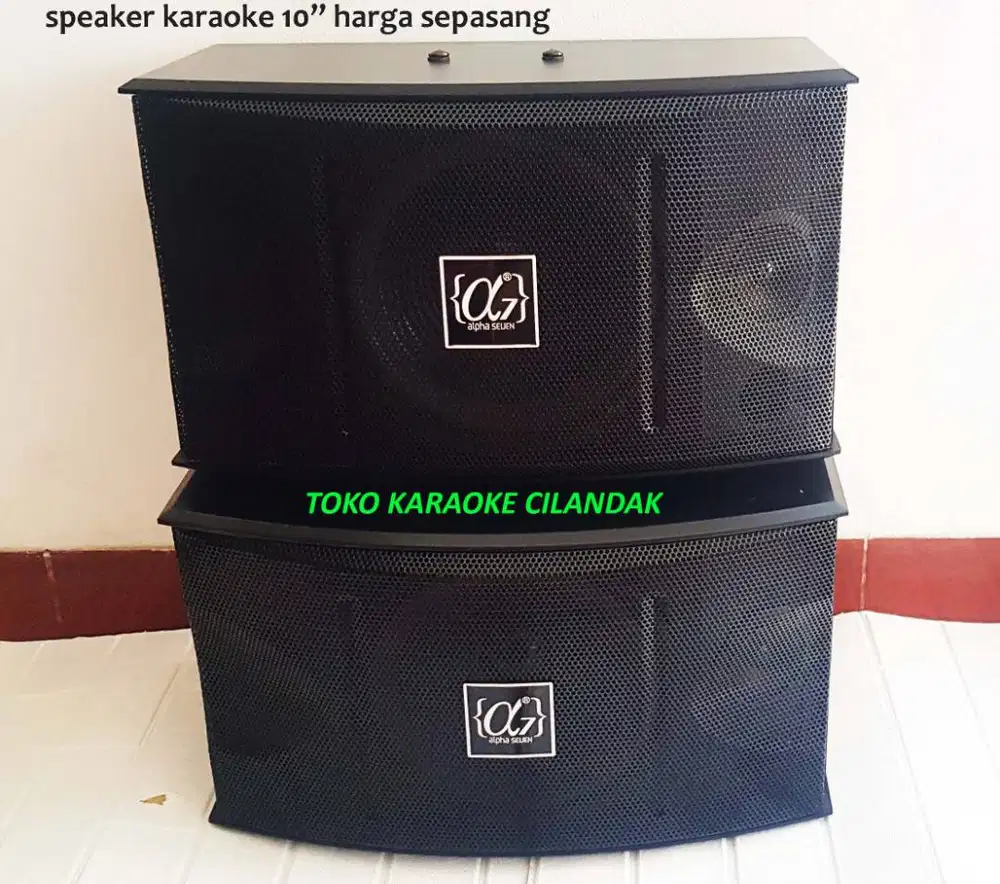 SPEAKER KARAOKE 10 INCHI  harga sepasang 1.2JUTA