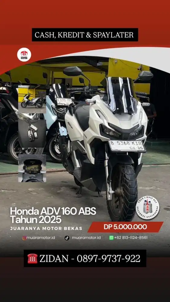HONDA ADV 160 ABS 2025 SIAP PAKAI !!!