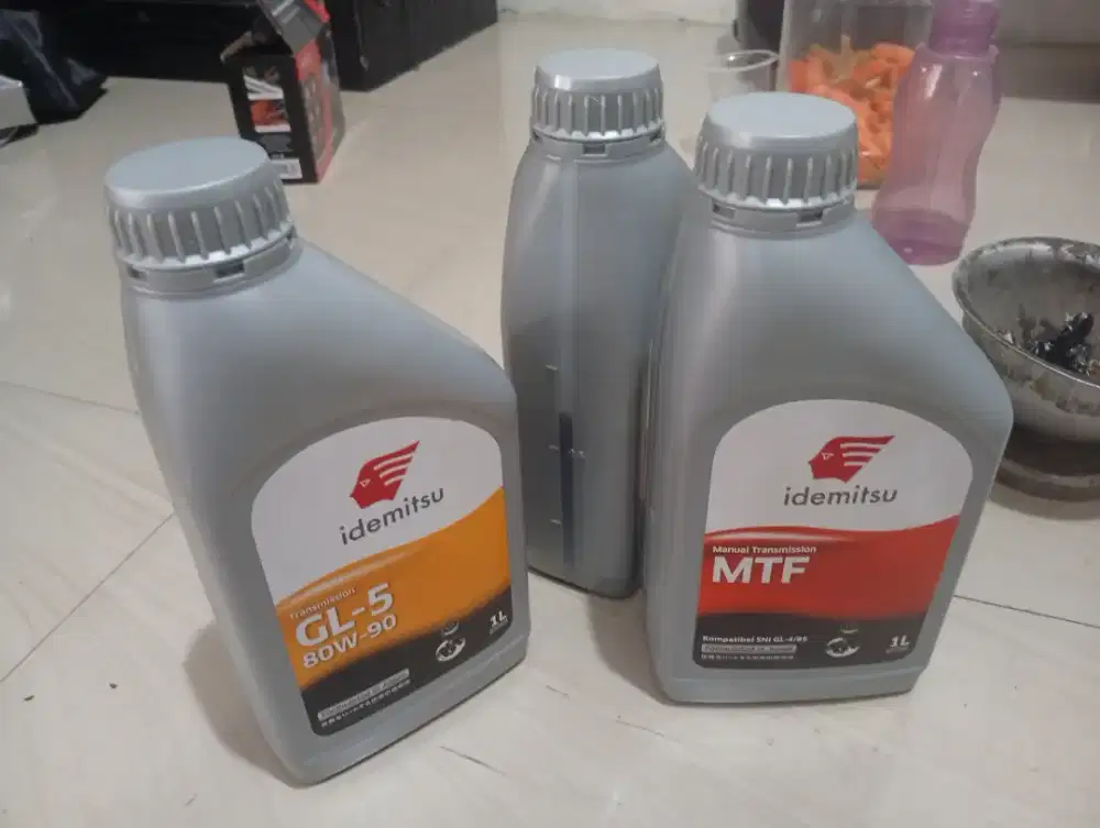 Oli gardan gl 5 + oli transmisi gl 4 + seling gigi R
