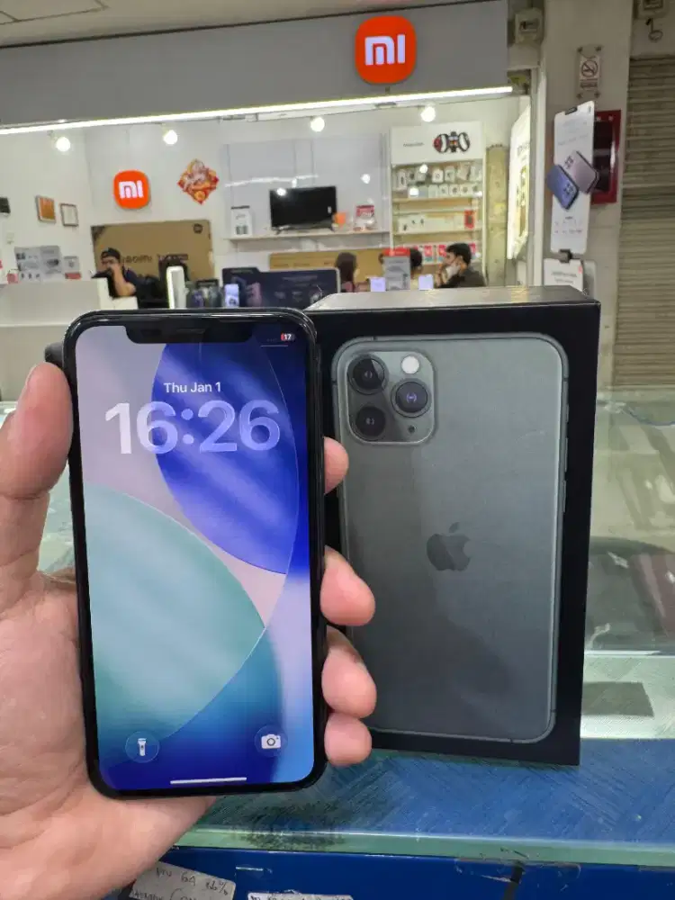 Dijual Iphone 11 pro 64 GB inter all operator BH 90%  mulus fullset