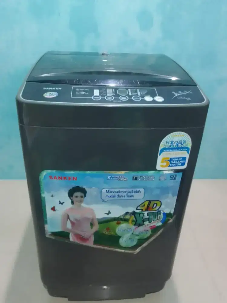 Mesin Cuci second 1 tabung Sanken Aw S866pp